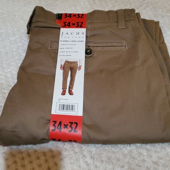 flannel lined chinos